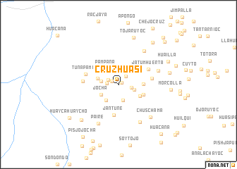 map of Cruz Huasi