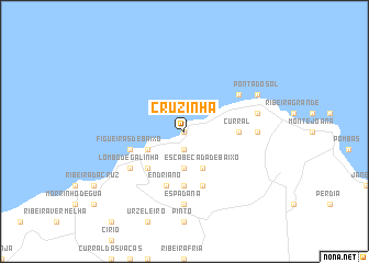 map of Cruzinha