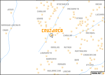 map of Cruz Jirca