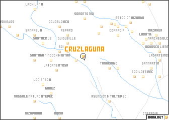 map of Cruz Laguna