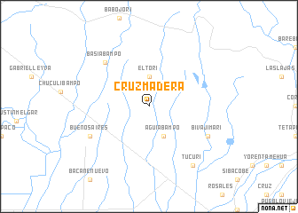 map of Cruz Madera