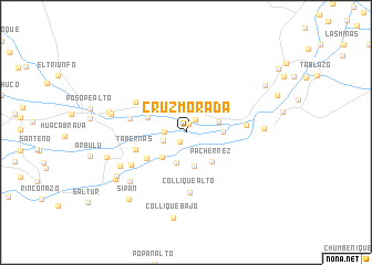 map of Cruz Morada