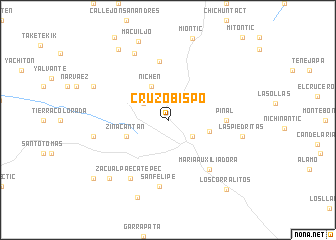 map of Cruz Obispo