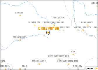 map of Cruzpamba