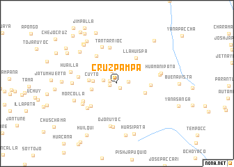 map of Cruz Pampa