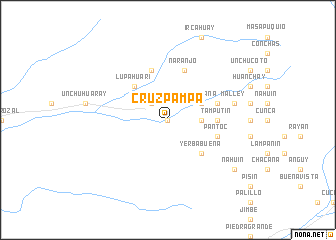 map of Cruz Pampa