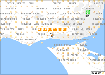 map of Cruz Quebrada