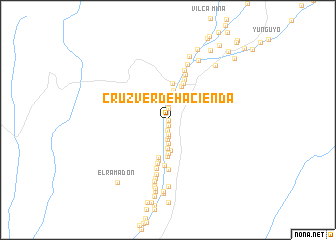 map of Cruz Verde Hacienda