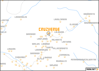 map of Cruz Verde