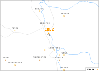 map of Cruz