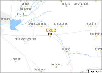 map of Cruz