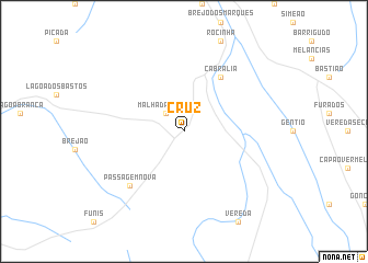 map of Cruz