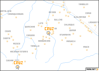 map of Cruz