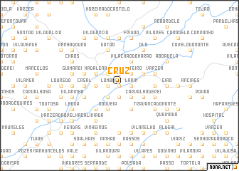 map of Cruz