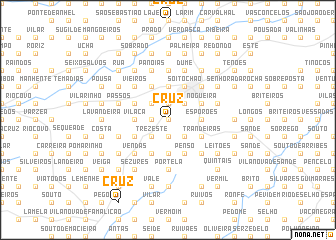 map of Cruz