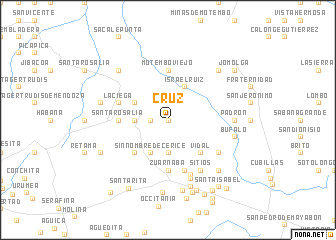 map of Cruz