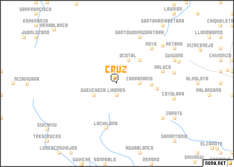 map of Cruz