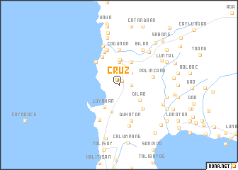 map of Cruz