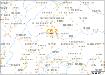 map of Cruz