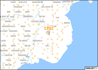 map of Cruz