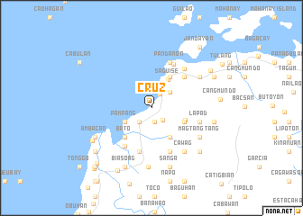 map of Cruz