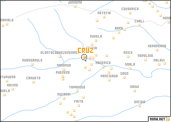 map of Cruz