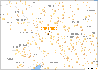 map of Crveni Do