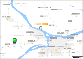 map of Crvenka