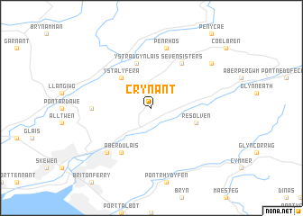 map of Crynant