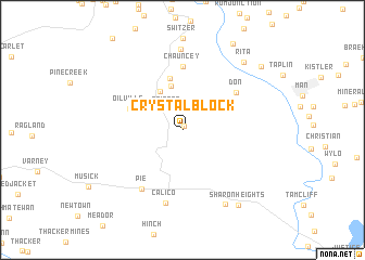 map of Crystal Block