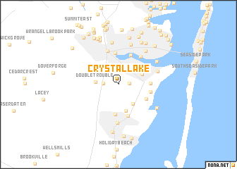 map of Crystal Lake