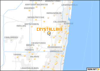 map of Crystal Lake