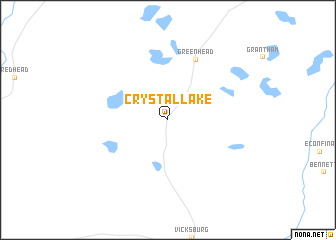 map of Crystal Lake