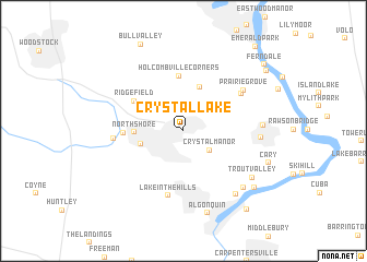 map of Crystal Lake