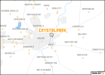 map of Crystal Park