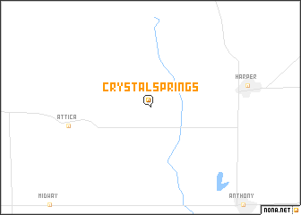 map of Crystal Springs