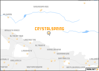 map of Crystal Spring