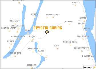 map of Crystal Spring