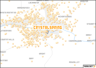 map of Crystal Spring