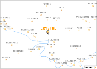 map of Crystal