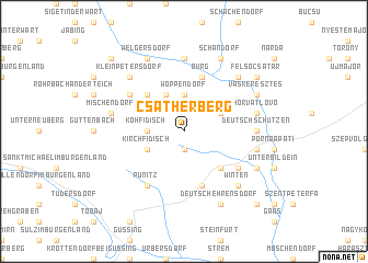 map of Csatherberg