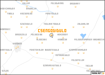map of Csengődidůlő