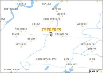 map of Cserepes