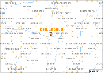 map of Csilladůlő