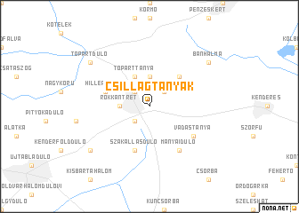 map of Csillagtanyák