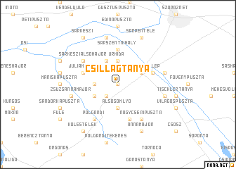 map of Csillagtanya