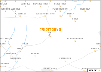 map of Csiritanya