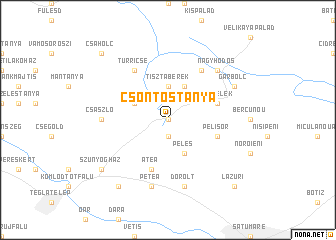 map of Csontostanya