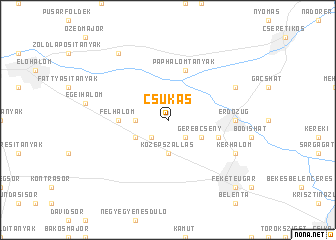 map of Csukás