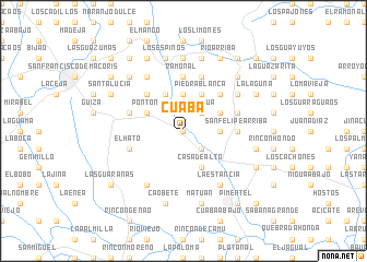 map of Cuaba